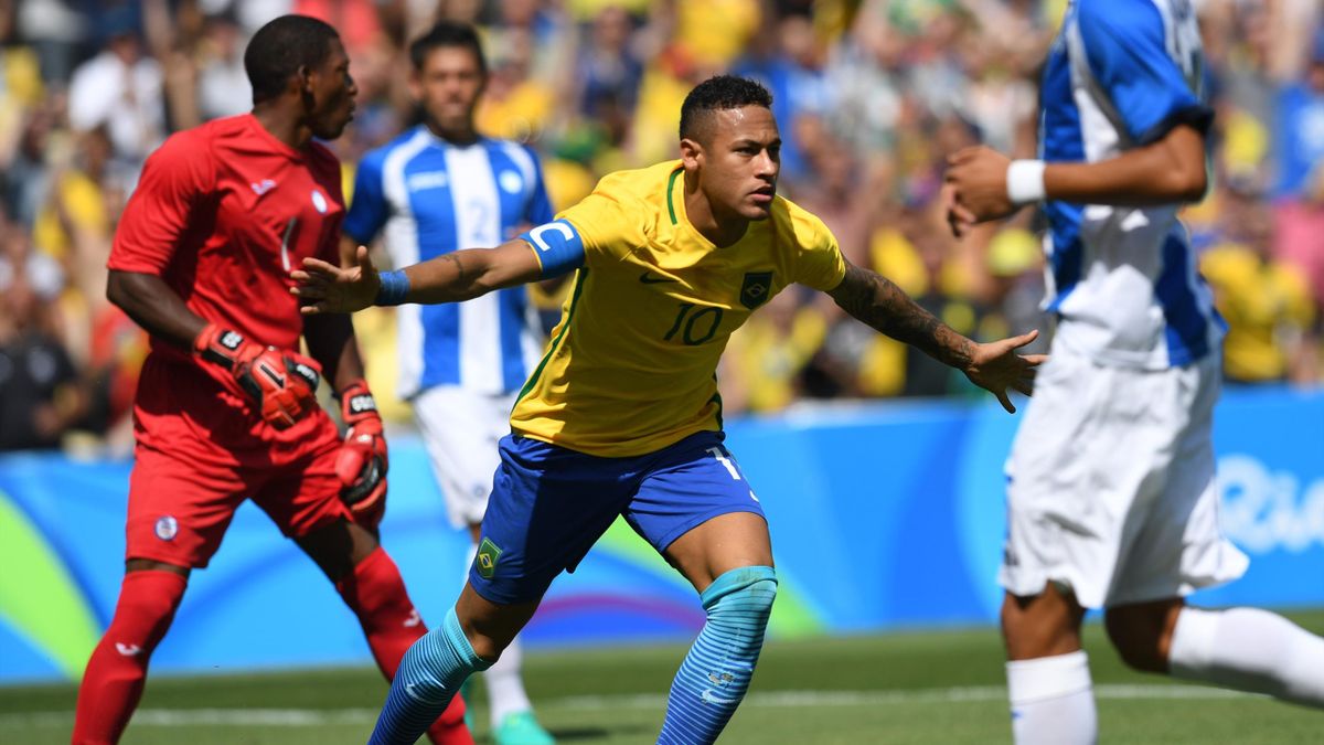 Neymar stars as Brazil score six to reach Olympic final and set up Germany re match in Rio TNT Sports