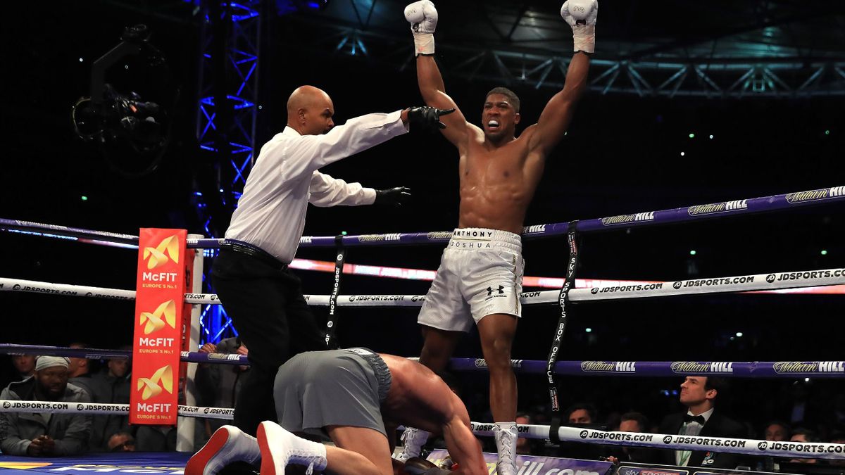 Joshua KOs Klitschko to become boxing's king: The most iconic images