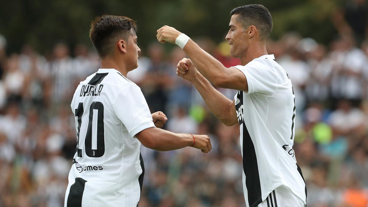 VIDEO Cristiano Ronaldo scores his first goal for Juventus after eight minutes TNT Sports