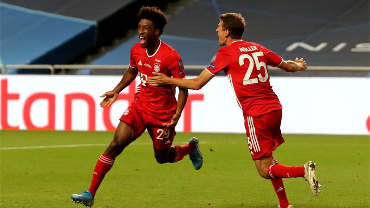 Watch Kingsley Coman score winner against PSG in Champions League
