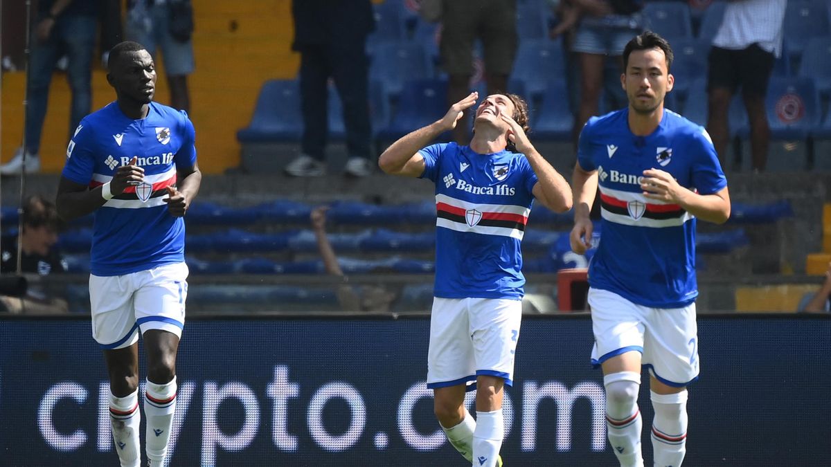 Sampdoria 2-2 Inter: Serie A champions twice pegged back to drop first  points of the season - TNT Sports