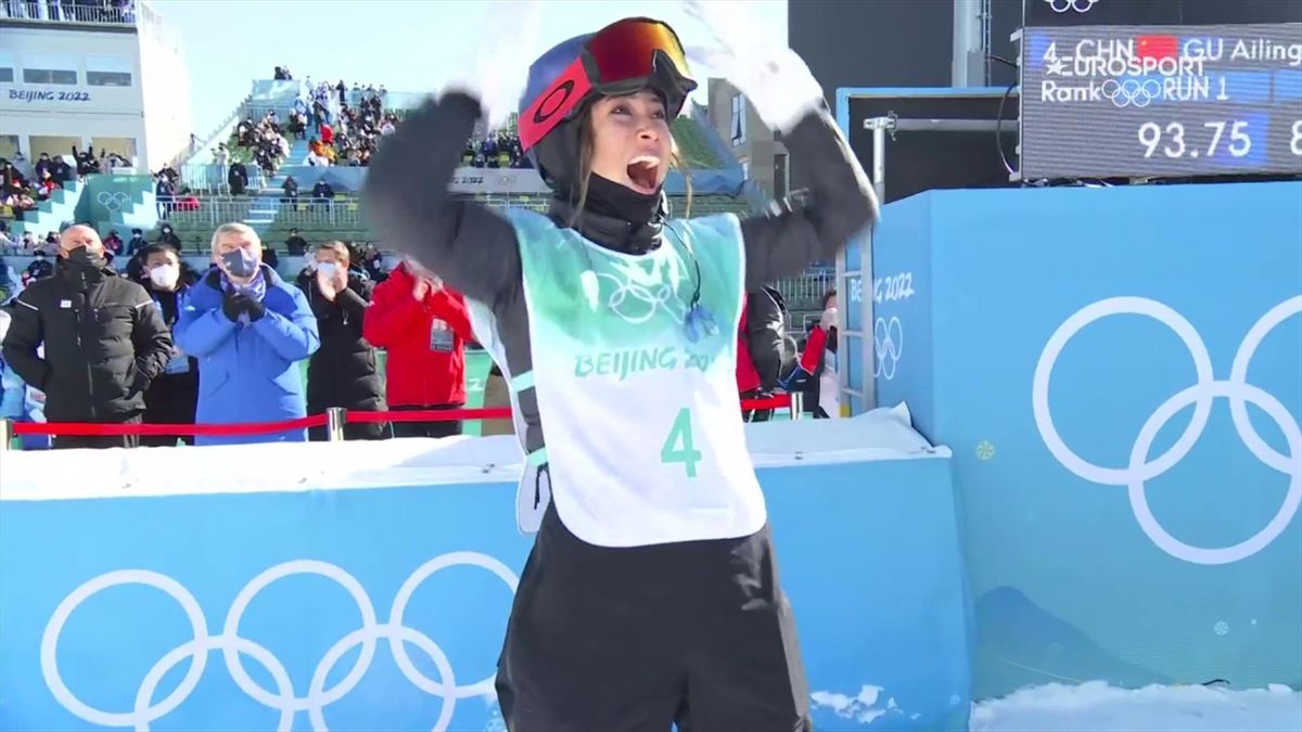 Eileen Gu: Chinese star, 18, makes freeski history at Beijing 2022 with ...