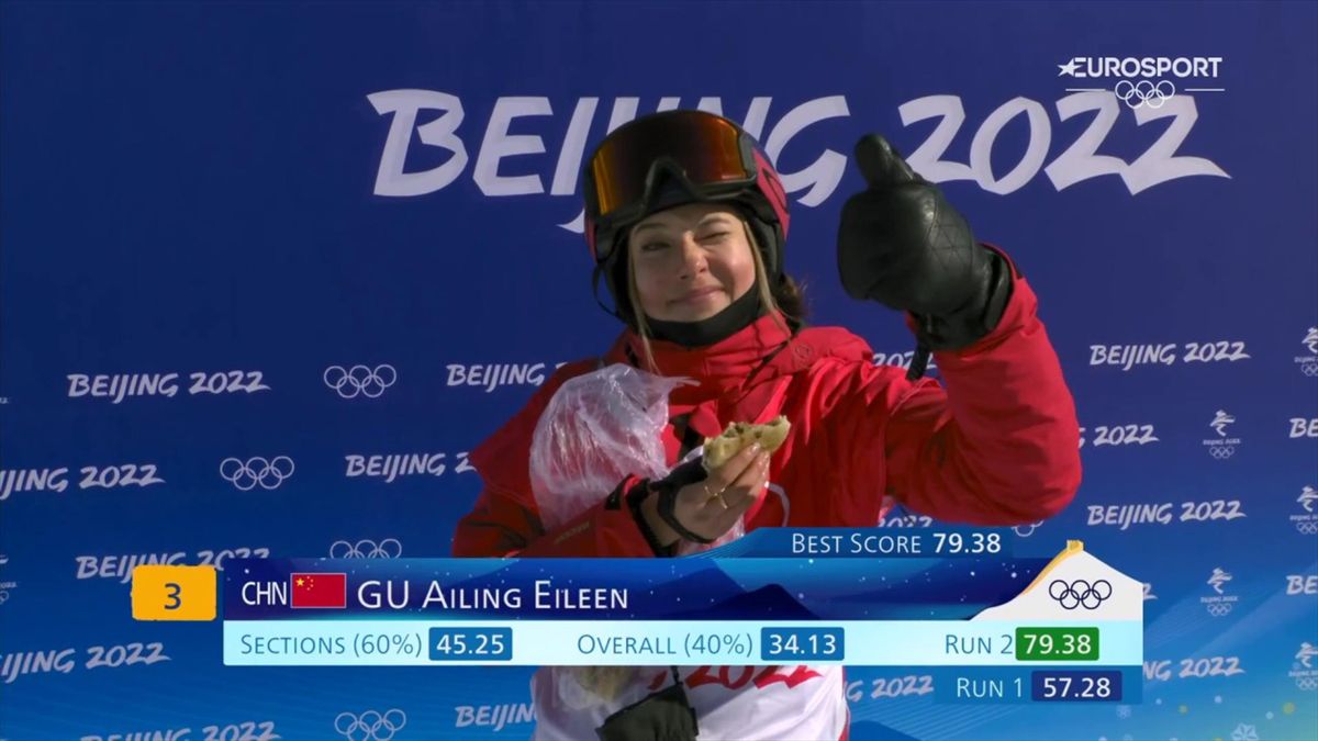 Eileen Gu: Chinese star, 18, makes freeski history at Beijing 2022 with ...
