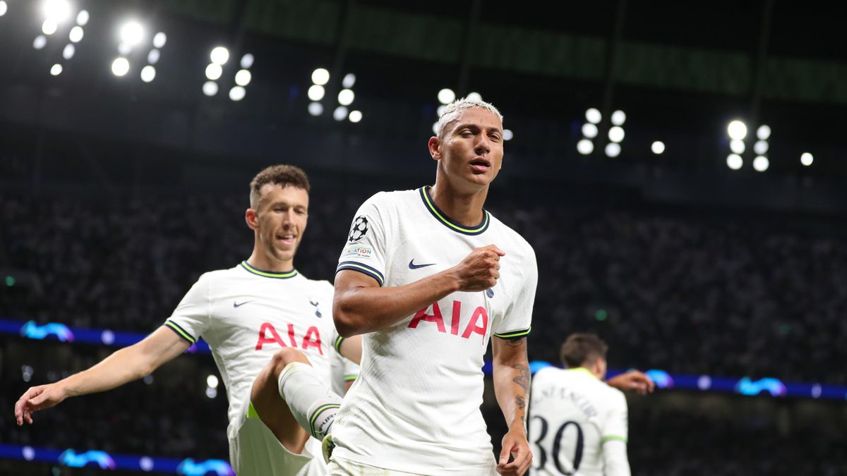 Richarlison gets first Tottenham Hotspur goals to break 10 man Marseille s resistance after Chancel Mbemba sees red TNT Sports