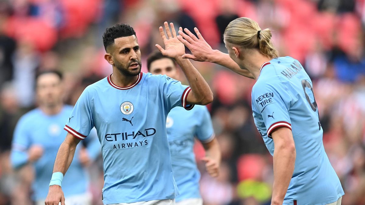 FA Cup semifinal as it happened Riyad Mahrez nets hattrick as