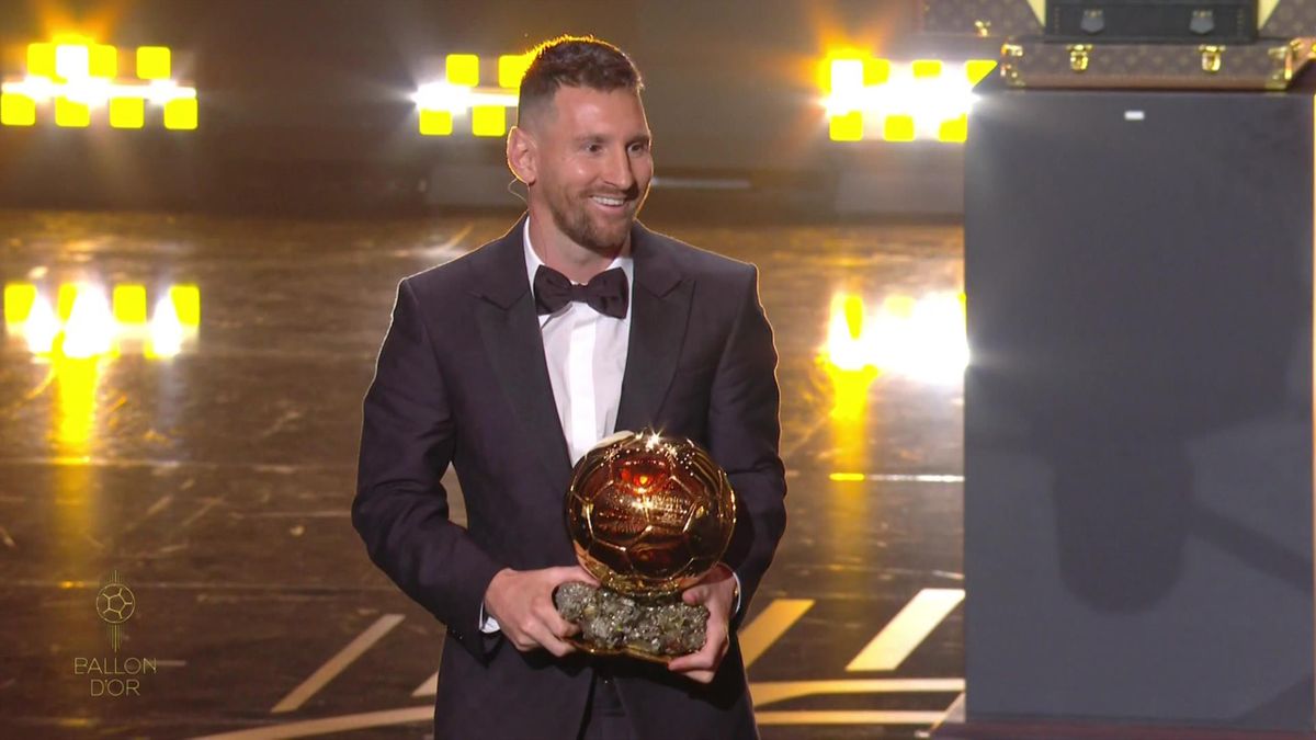 Ballon d'Or: Lionel Messi wins award for eighth time