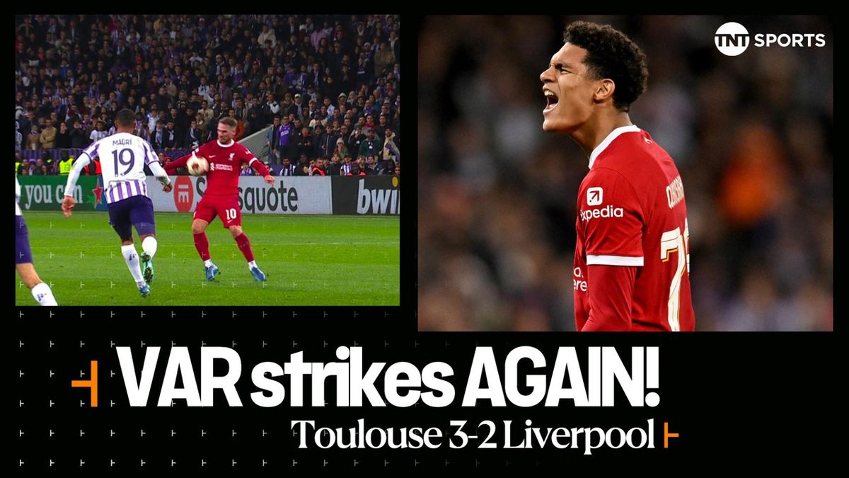 Toulouse 32 Liverpool Late VAR drama as Reds denied stoppagetime