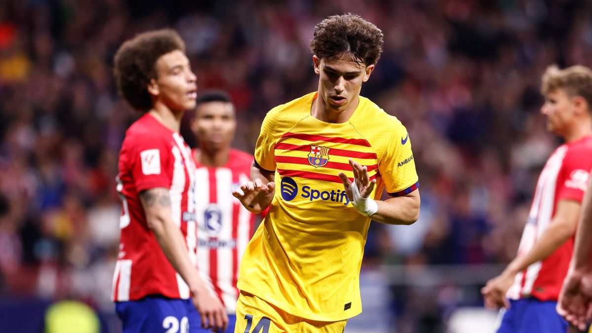 Atletico Madrid 0 3 Barcelona Joao Felix scores as Barca end