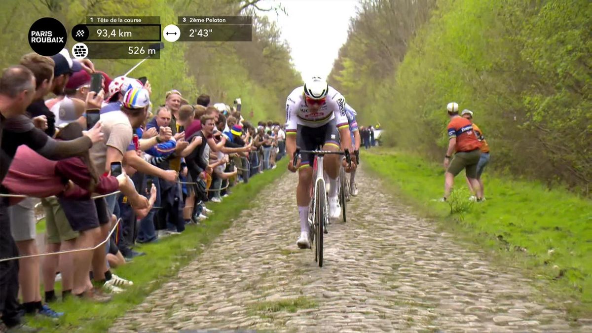Paris-Roubaix 2024: Mathieu van der Poel crushes field to solo to ...