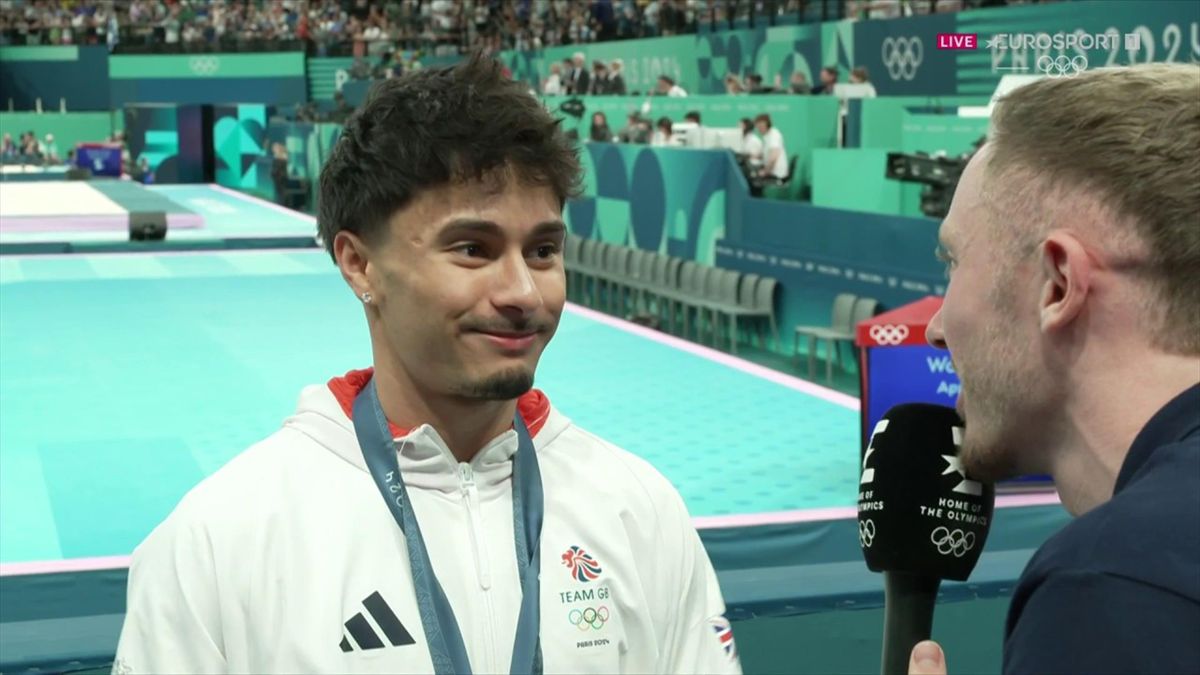 Paris 2024: Bronze for Jake Jarman in men's floor as Team GB's 'Super ...