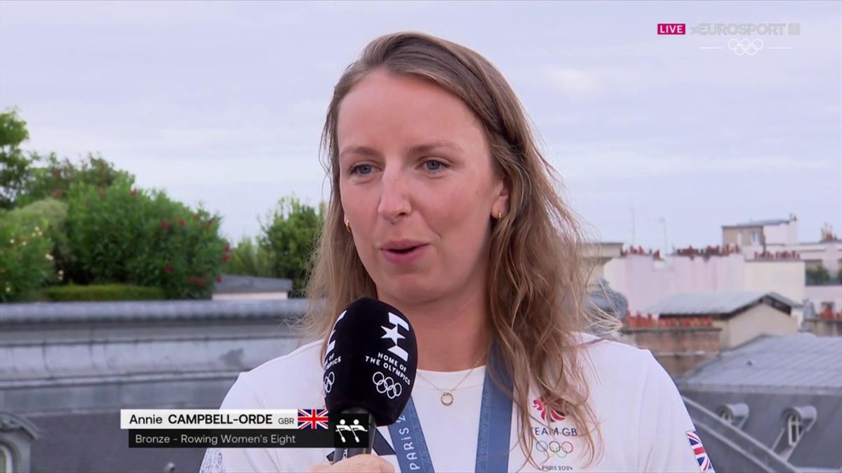Team GB's Heidi Long honours late father after thrilling women's eight ...