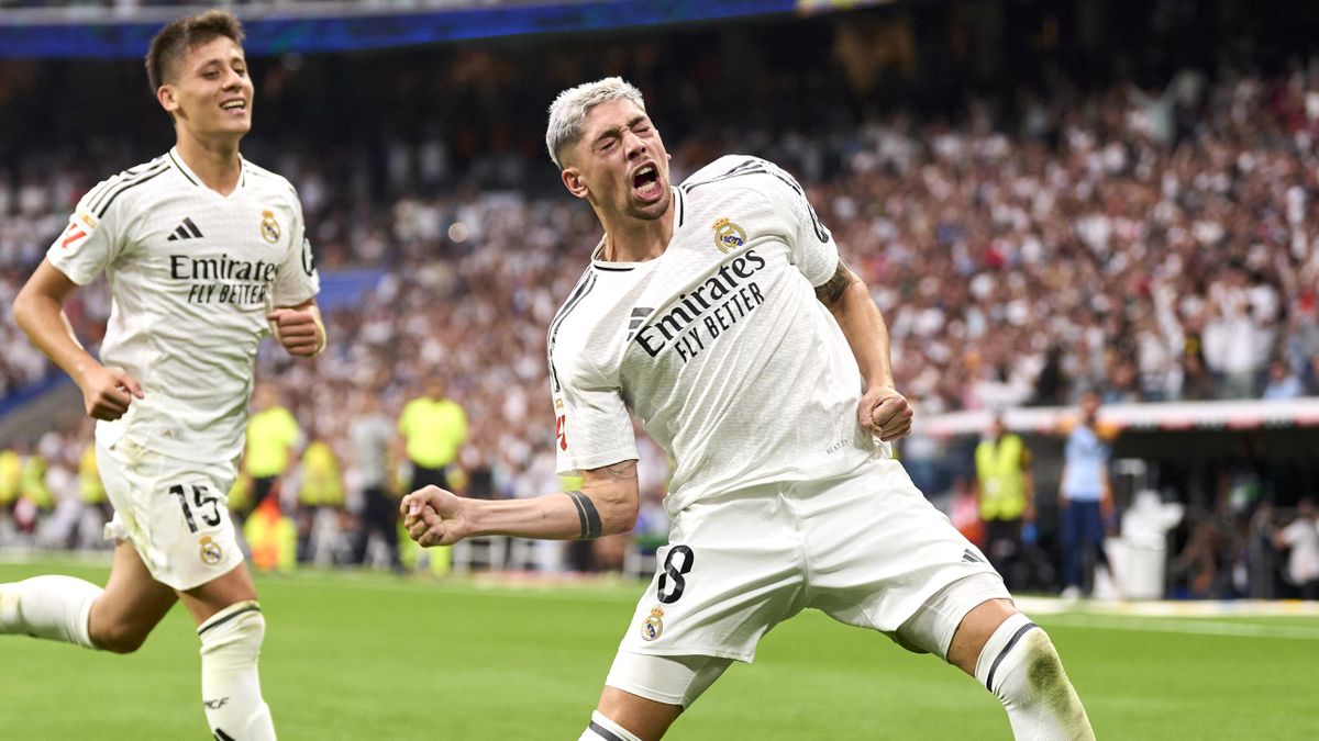 Real Madrid 3-0 Real Valladolid - Endrick nets maiden Blancos goal in win as Kylian Mbappe draws a blank - TNT Sports