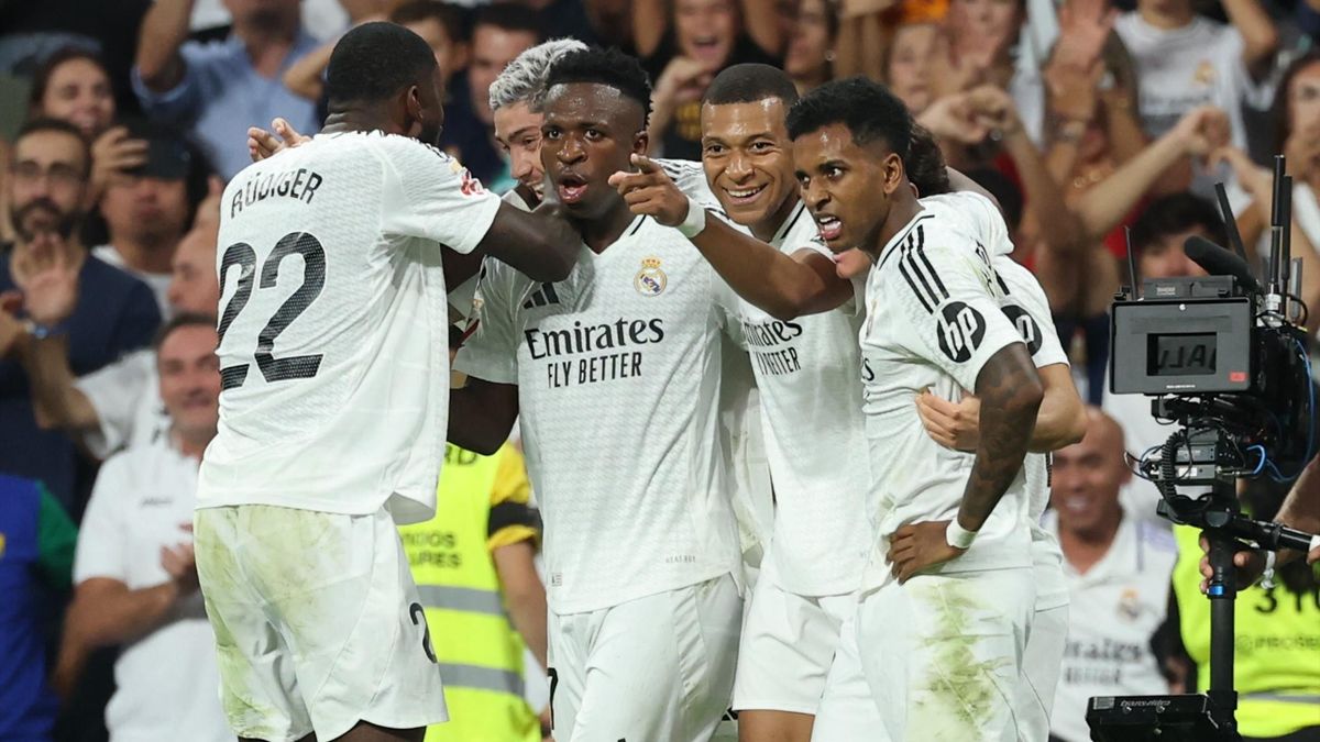 Real Madrid 2-0 Real Betis – Kylian Mbappe scores first Liga goals as Carlo Ancelotti's side claim win - TNT Sports