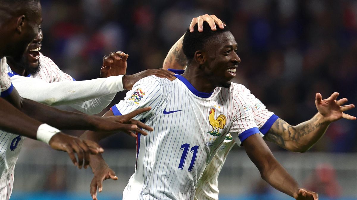France 2-0 Belgium - Randal Kolo Muani and Ousmane Dembele fire Les Bleus  to Nations League win - TNT Sports