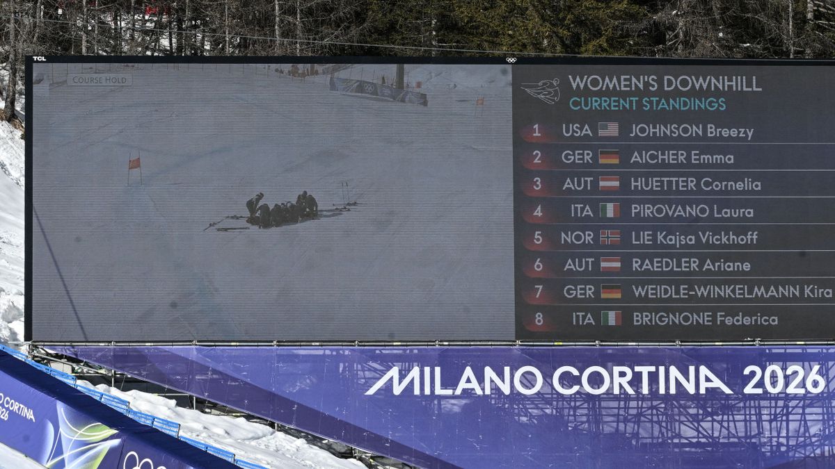 Lindsey Vonn suffers serious crash in women's downhill at Milano ...