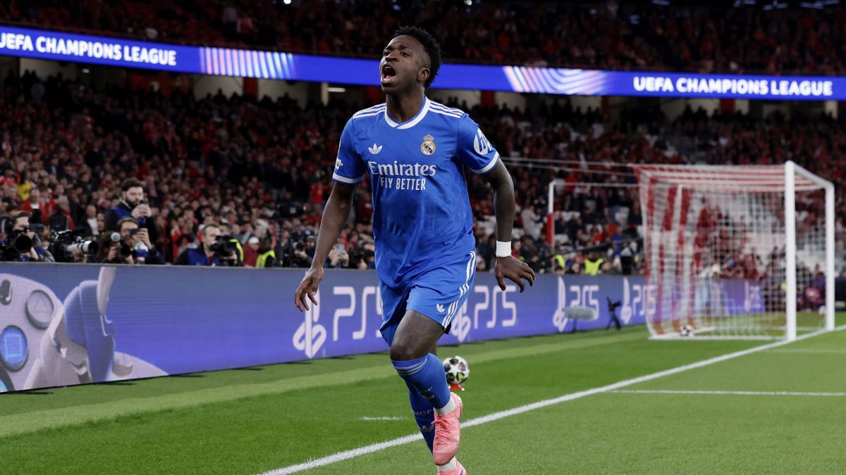 Benfica 0-1 Real Madrid result: Vinicius Junior's goal gives visitors a  first-leg lead as Jose Mourinho sees red in play-off clash full of incident