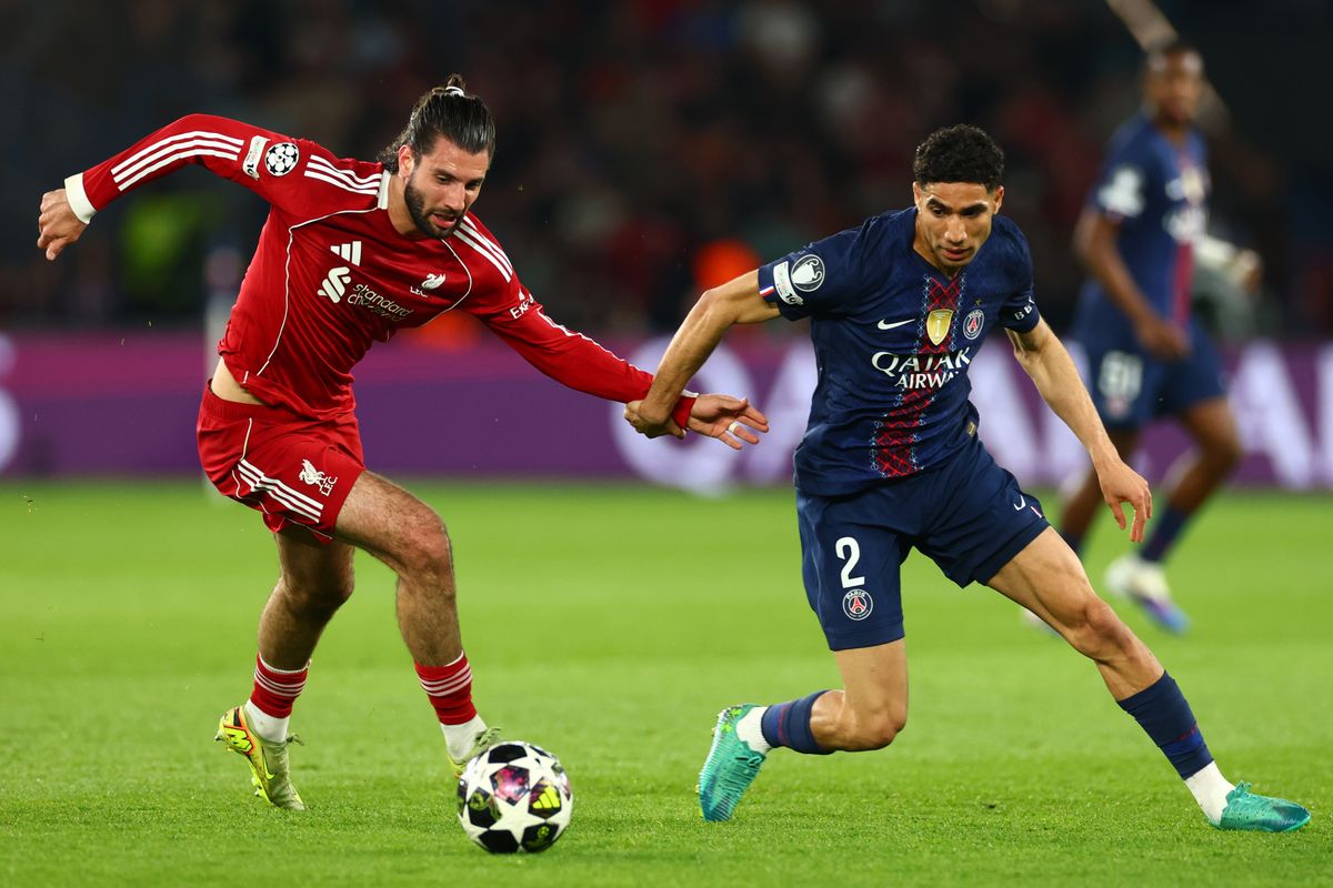 Paris Saint-Germain 2-0 Liverpool result - Khvicha Kvaratskhelia ...