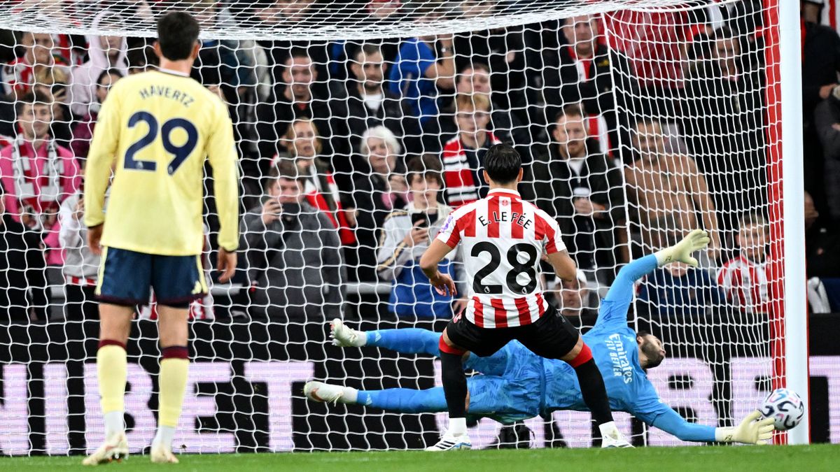 Sunderland v Arsenal – Premier League result as Bruno Guimaraes stunner and  Bukayo Saka penalty seals victory after superb David Raya penalty stop