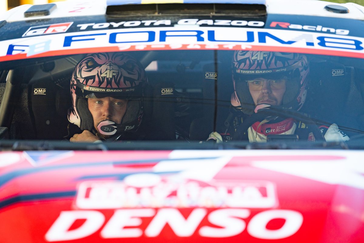 Elfyn Evans wins World Rally Championship after Oliver Solberg spins ...