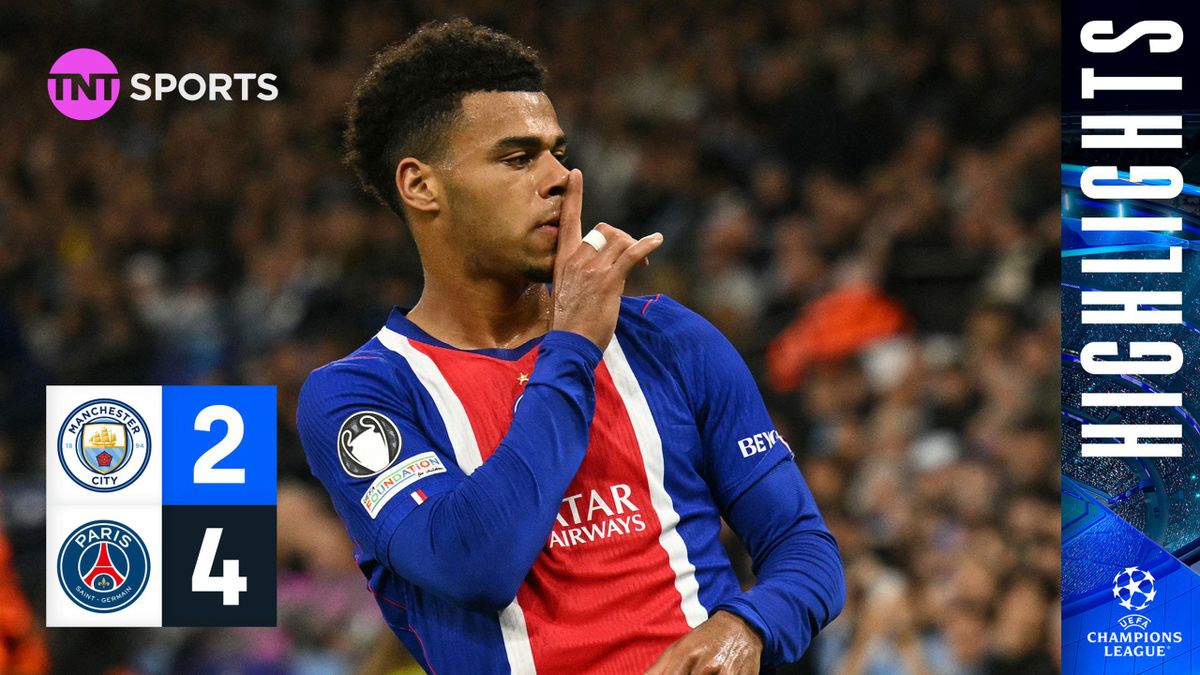 How PSG tore Manchester City apart in first half of UEFA Champions ...