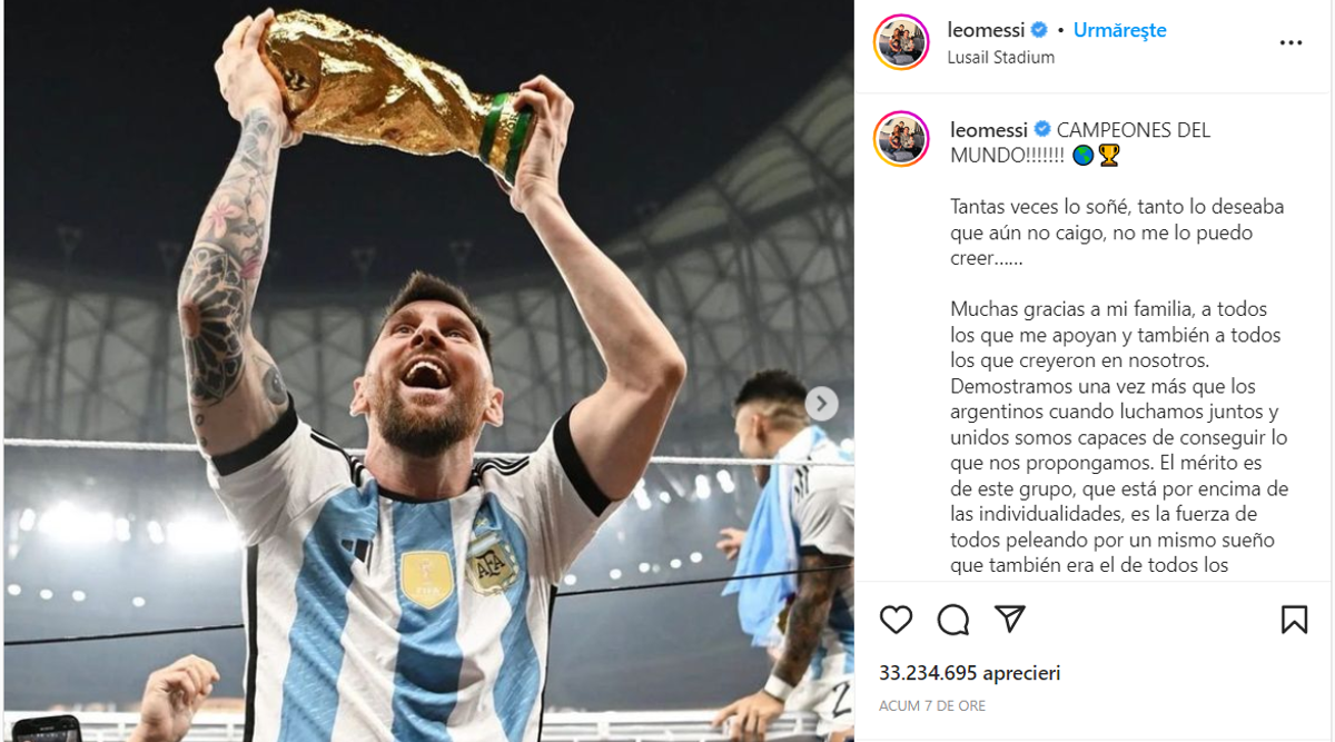 'I can’t believe it!' - Lionel Messi pens emotional message to ...