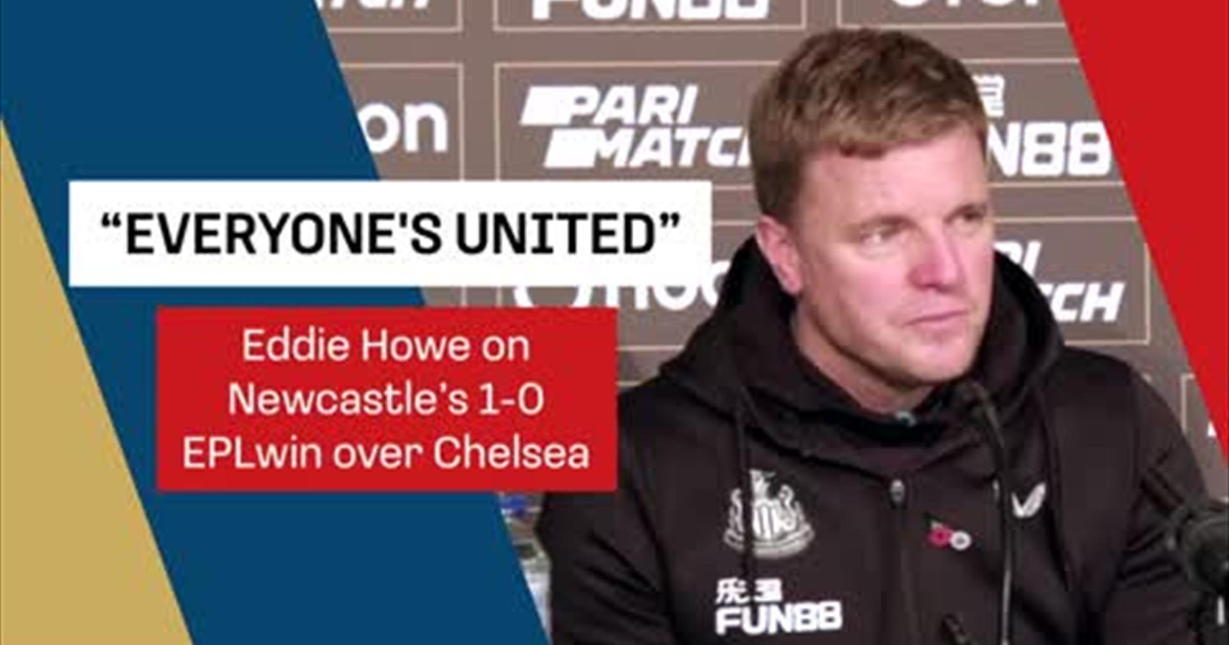 Eddie Howe: 'Everyone united' after 1-0 Premier League win over Chelsea ...