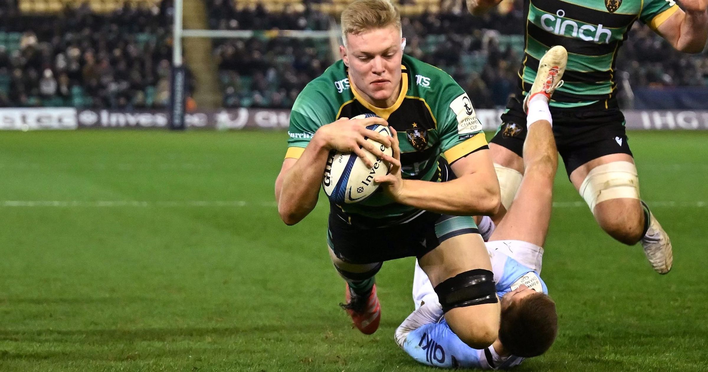 Investec Champions Cup: Tom Pearson completes his hat-trick as ...