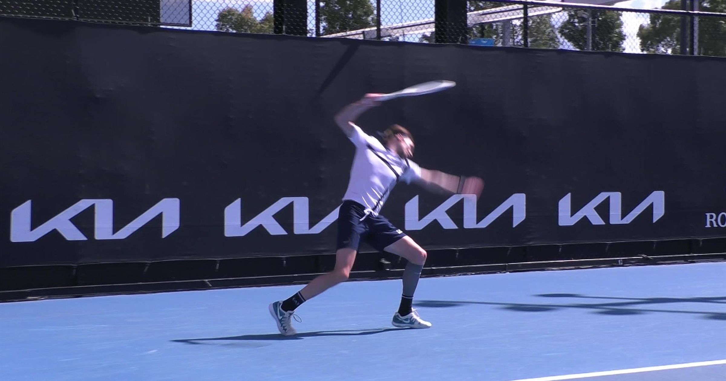 Alexander Bublik destroys his racquet after serving underhand in ...