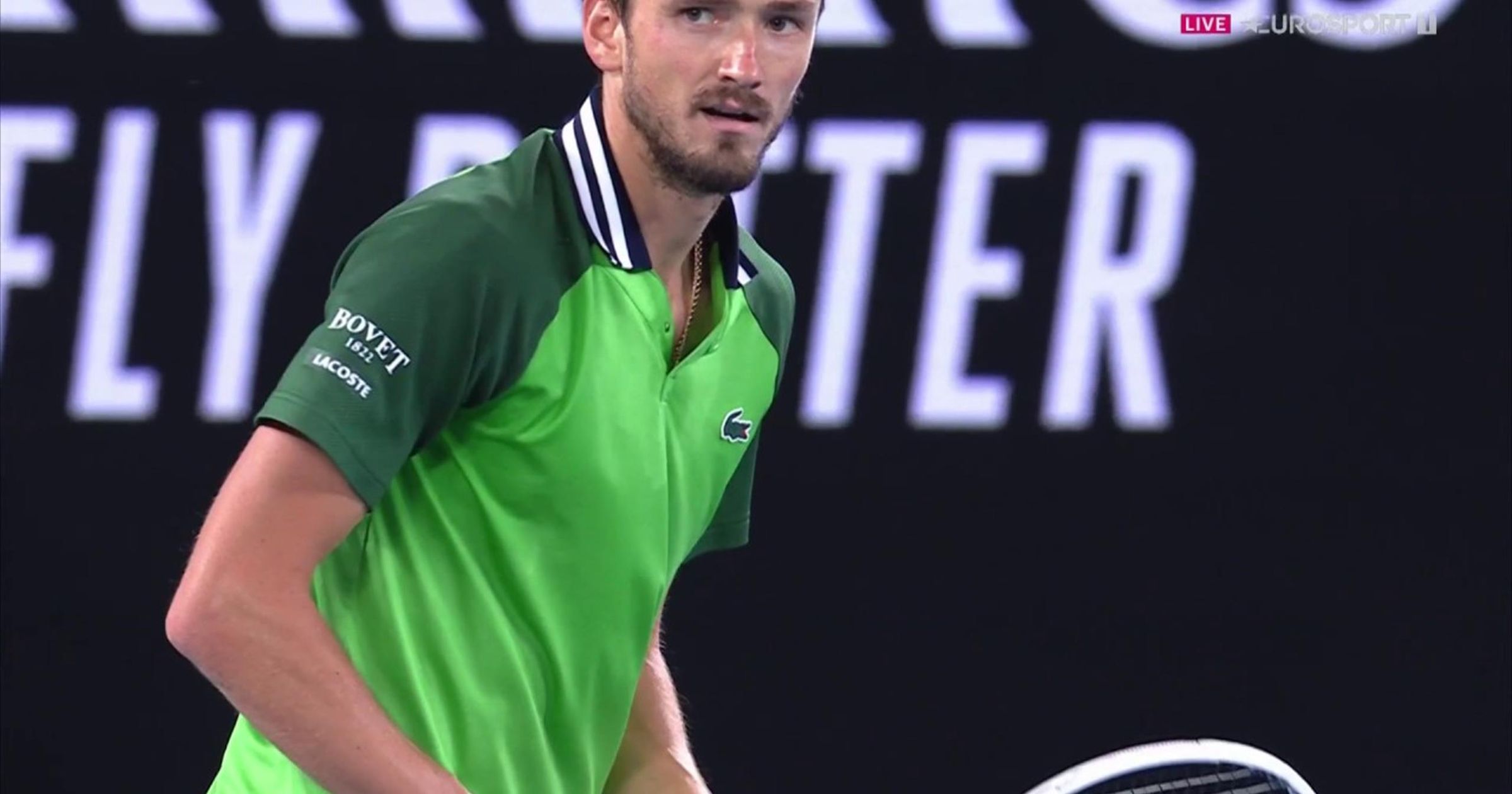 'Where did that come from?' - Daniil Medvedev with sublime drop shot against Alexander Zverev at Australian Open - Tennis video - TNT Sports