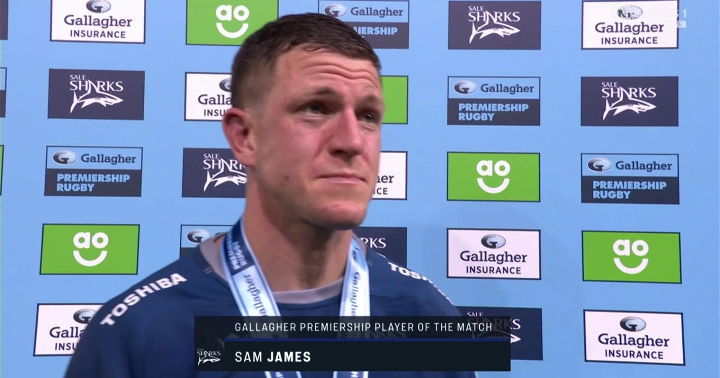 'I'll always be a fan' - Player of the Match Sam James reacts to Sharks ...