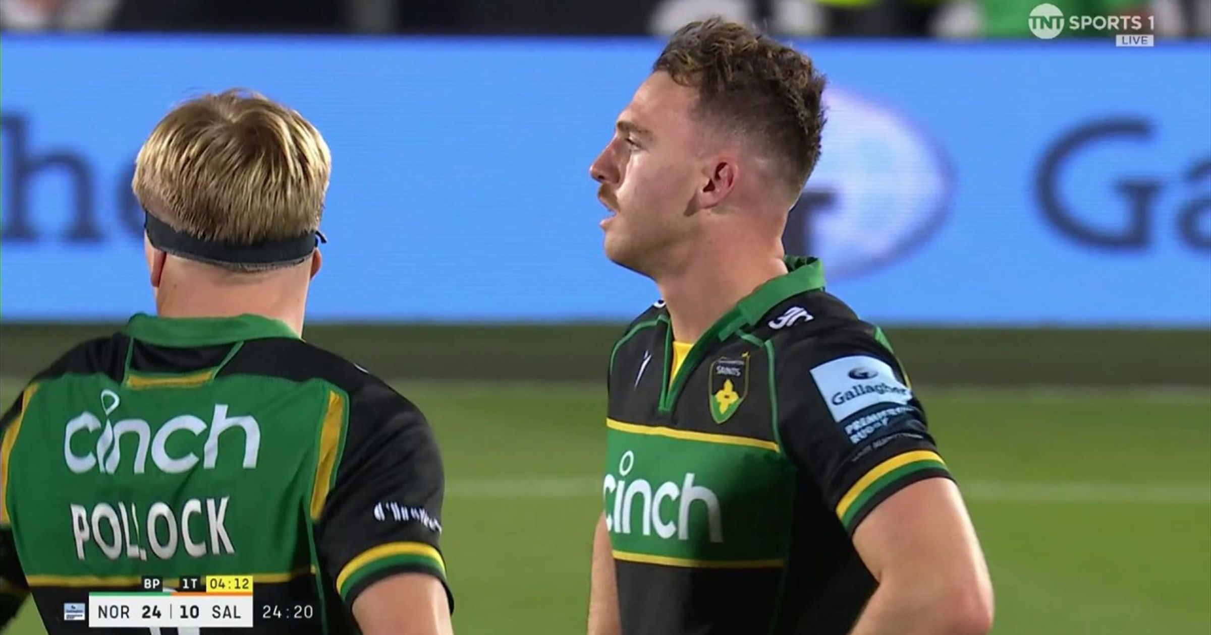 Tom James secures bonus point for Northampton Saints after magic play ...