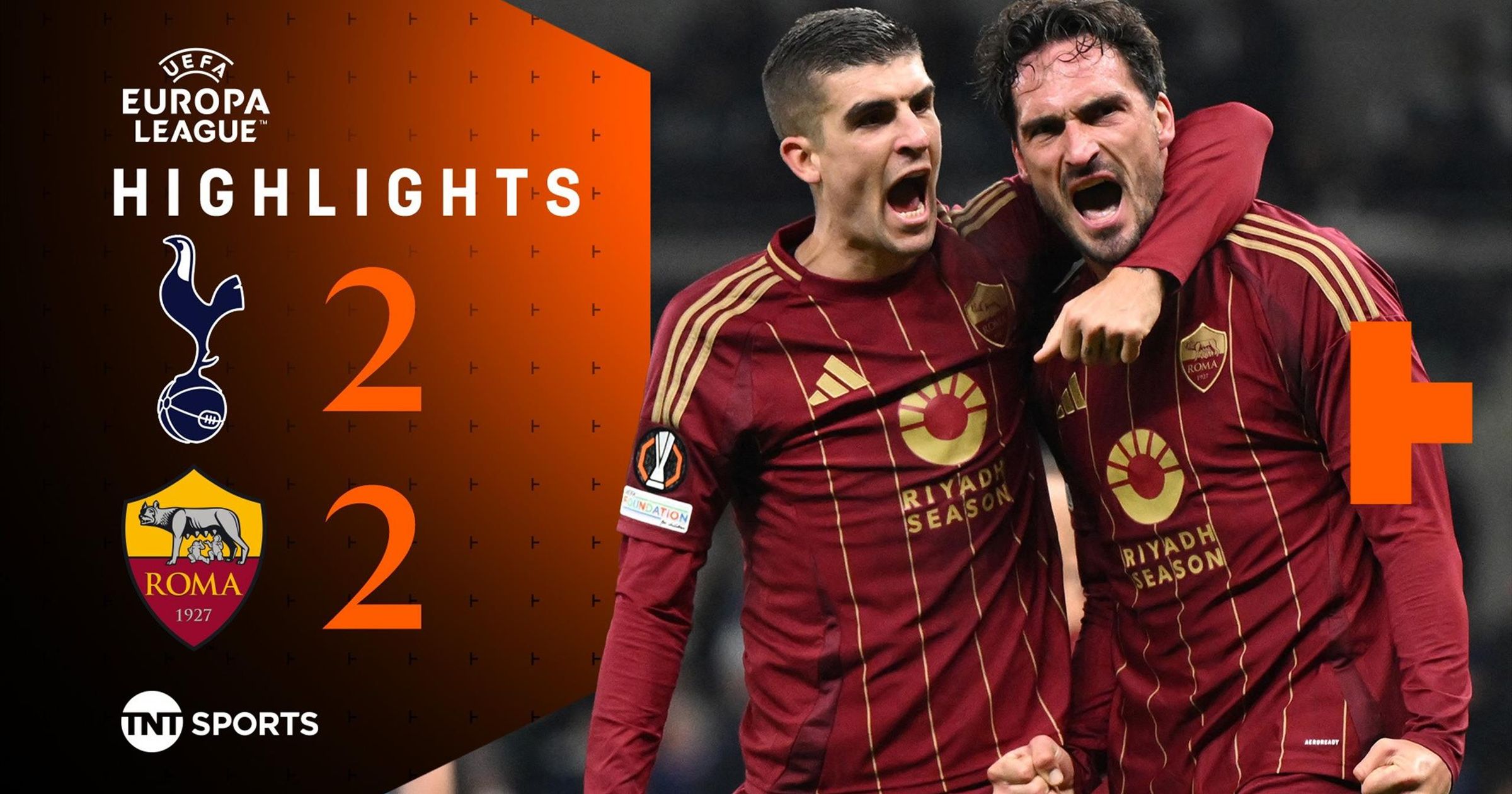 Tottenham Hotspur 2-2 AS Roma – UEFA Europa League highlights as Spurs ...