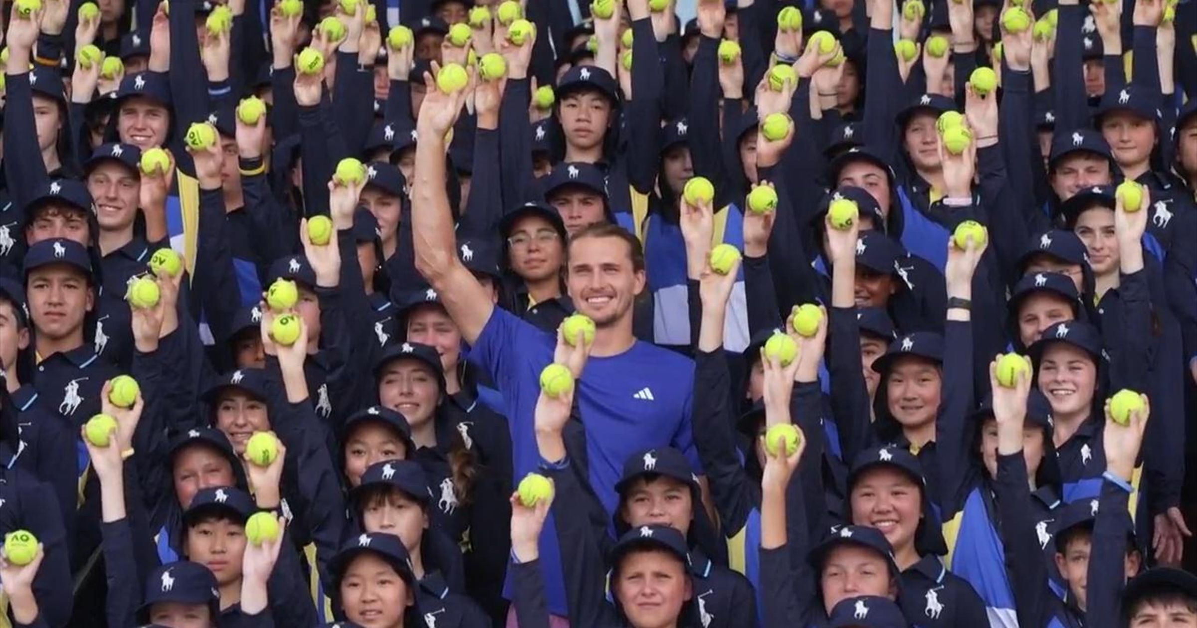 Alexander Zverev ‘very excited’ for Australian Open as he meets ball kids and tournament CEO Craig Tiley - Tennis video - TNT Sports