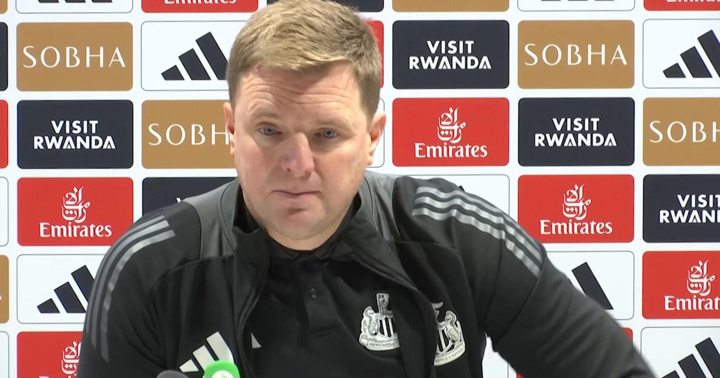 Alexander Isak caused Arsenal 'a problem' during League Cup semi-final, says Eddie Howe - 'We can't risk losing him' - Football video - TNT Sports