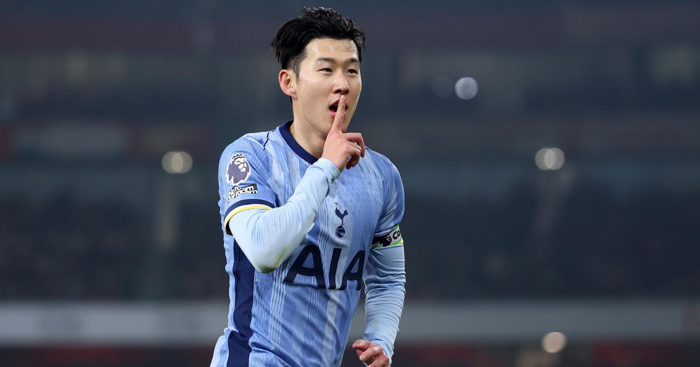 Spurs take lead at Arsenal as Son Heung-min strike takes big deflection ...