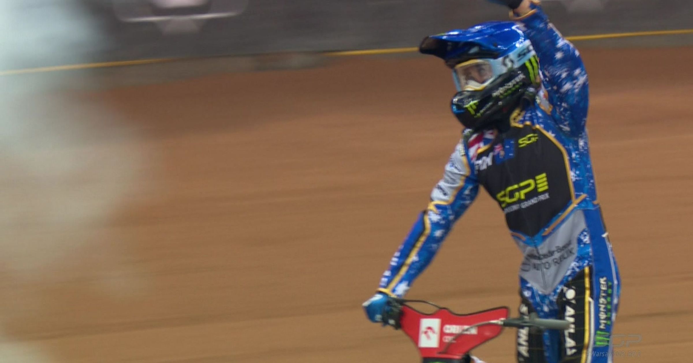 Speedway GP - Warsaw - Final - Holder celebrate his win - Speedway ...