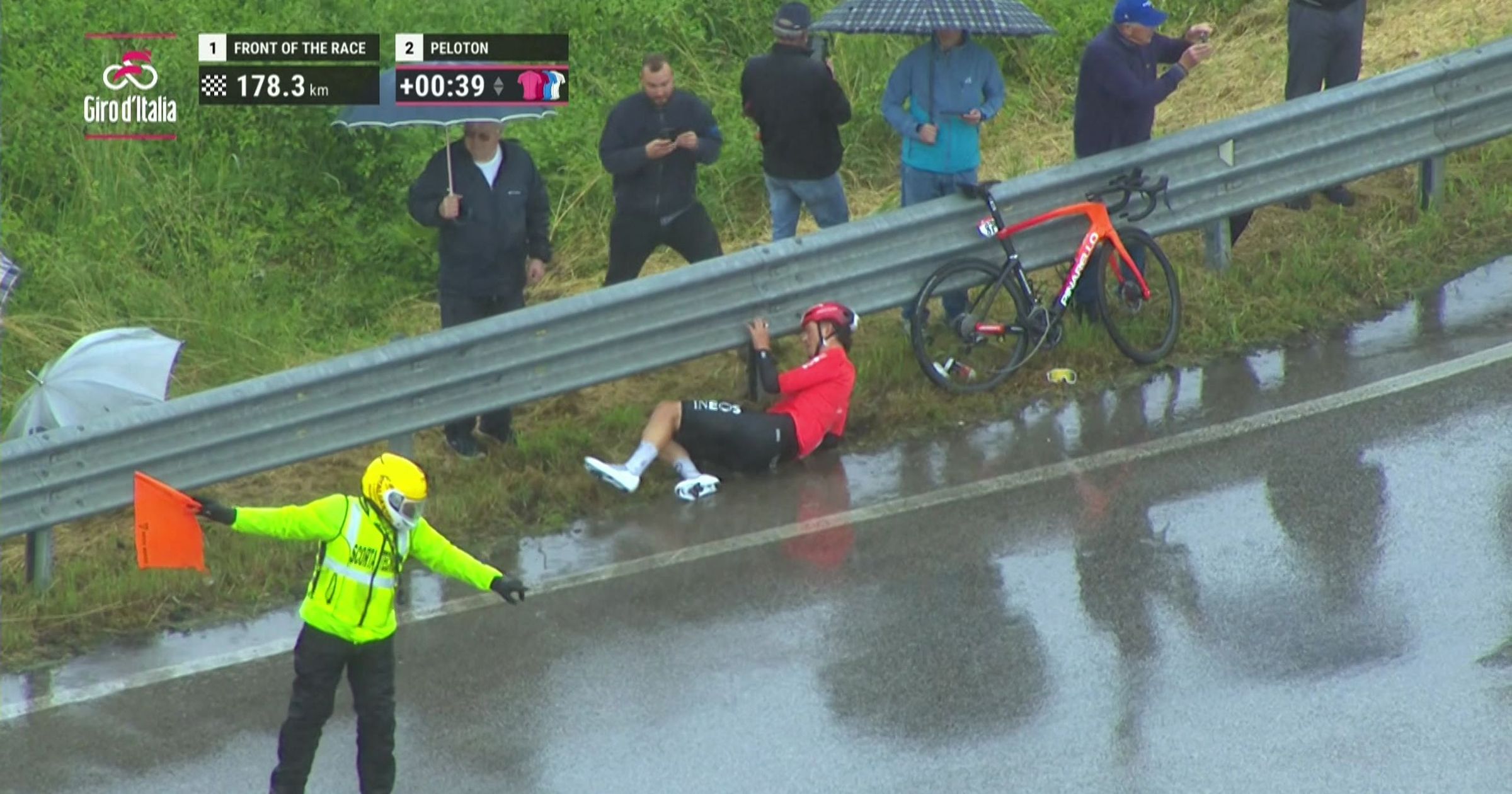 Giro d'Italia: Britain's Josh Tarling of Ineos Grenadiers abandons race ...