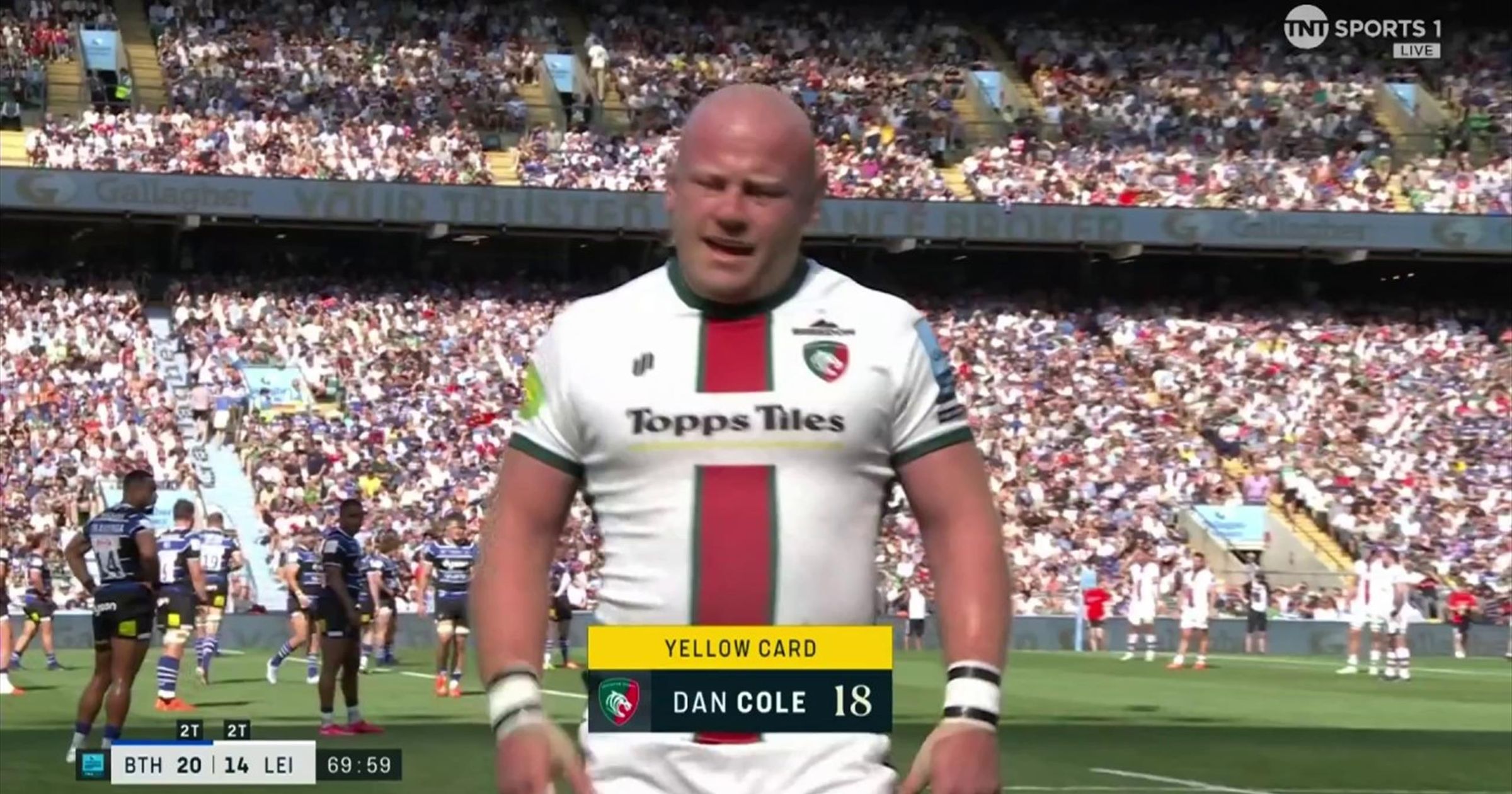 Gallagher Premiership Rugby final: Dan Cole sin-binned moments into ...