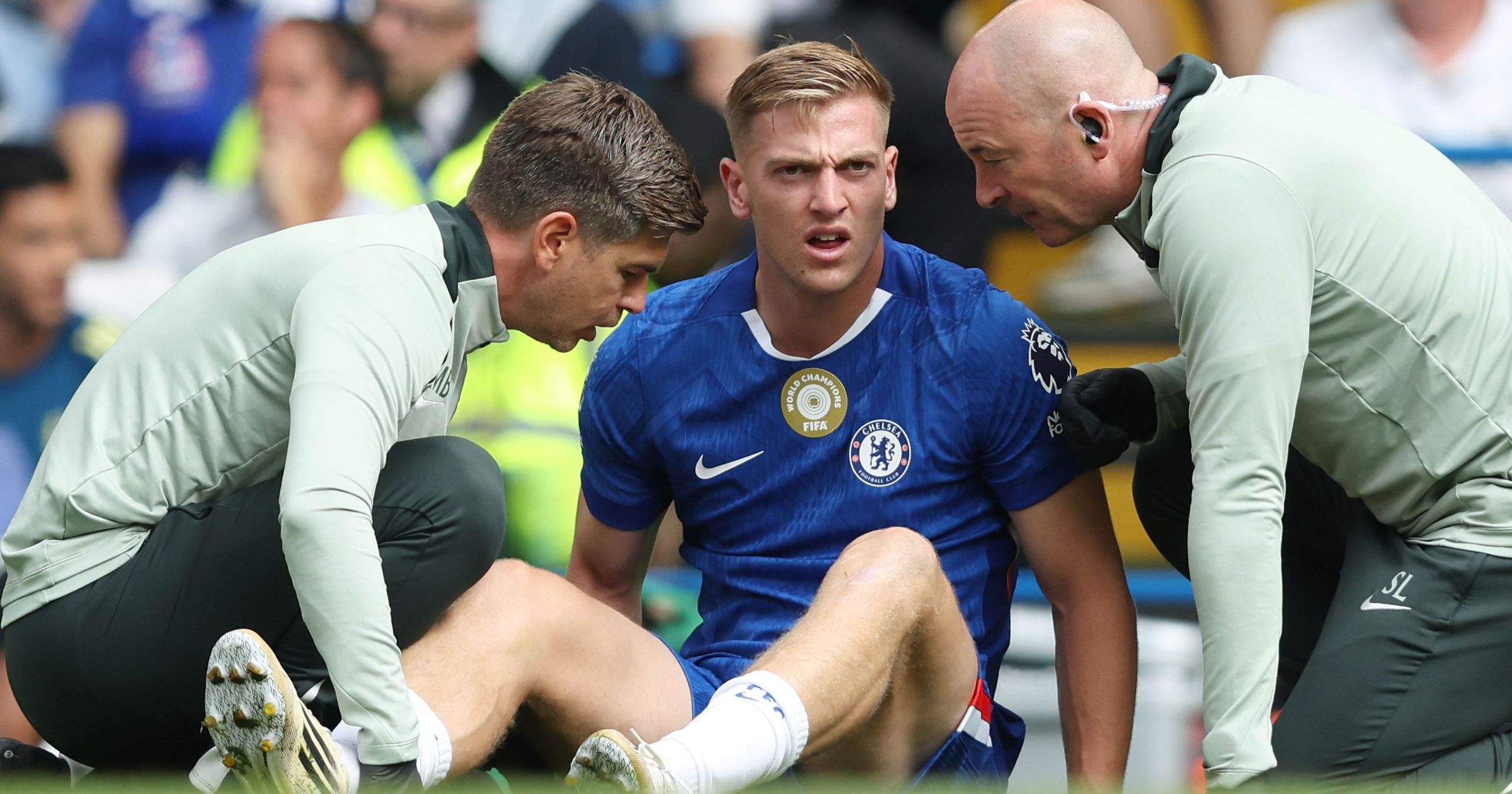 Liam Delap faces 'six to eight weeks' out with injury, says Chelsea ...