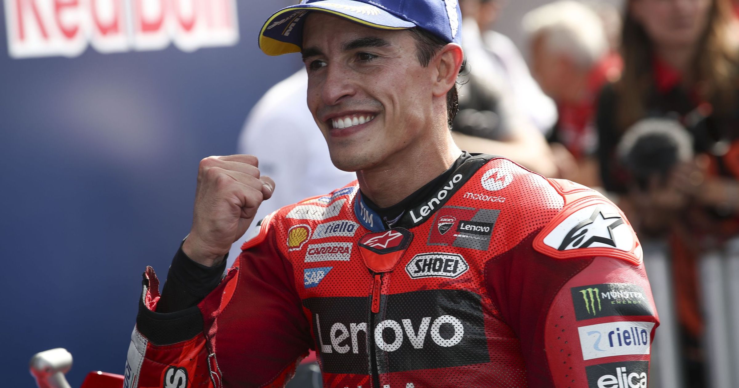 'I feel the pressure' - Marquez celebrates battling win over Bezzecchi at Grand Prix San Marino