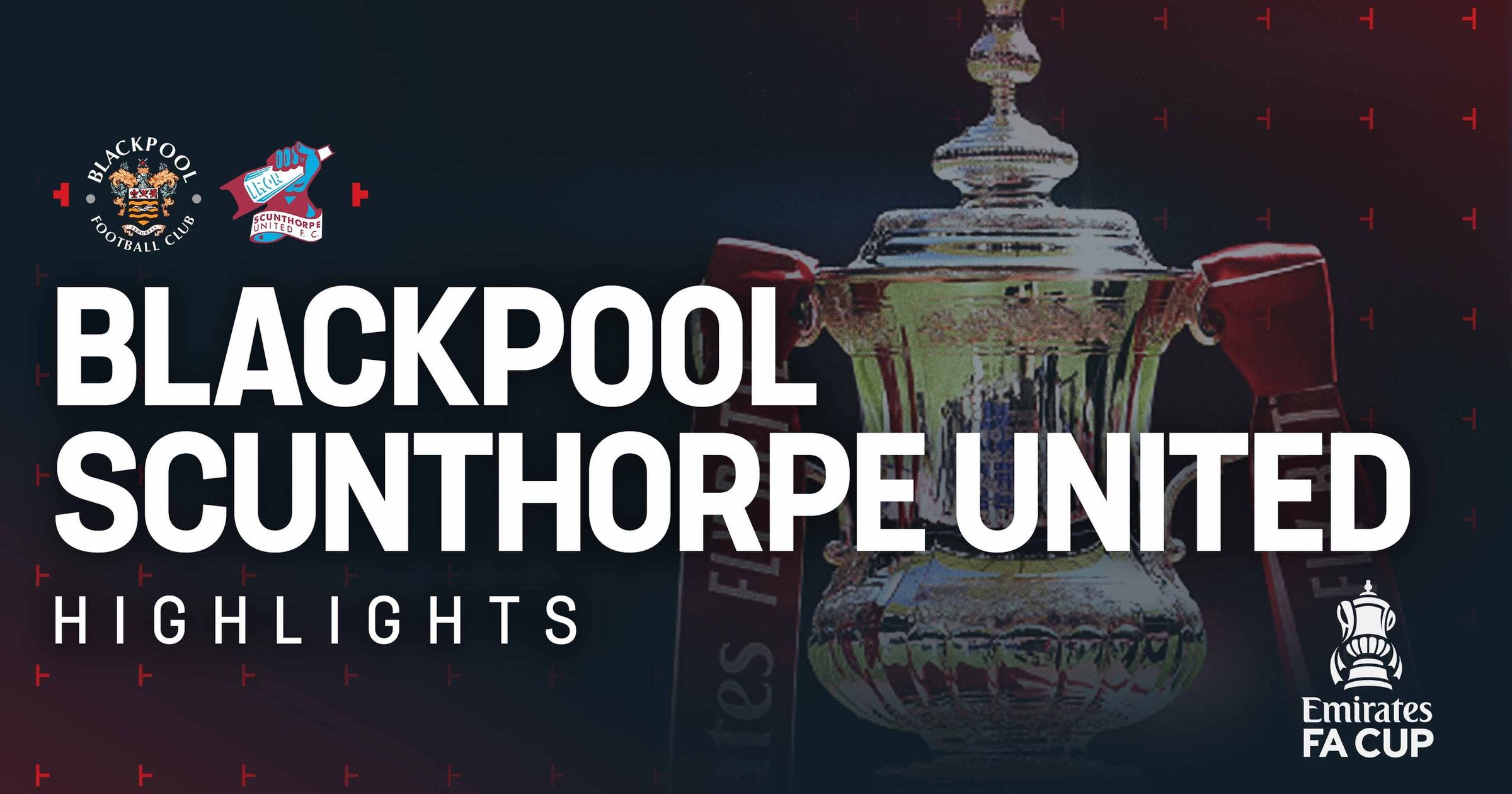 Image for FA Cup first-round highlights - Blackpool vs Scunthorpe United