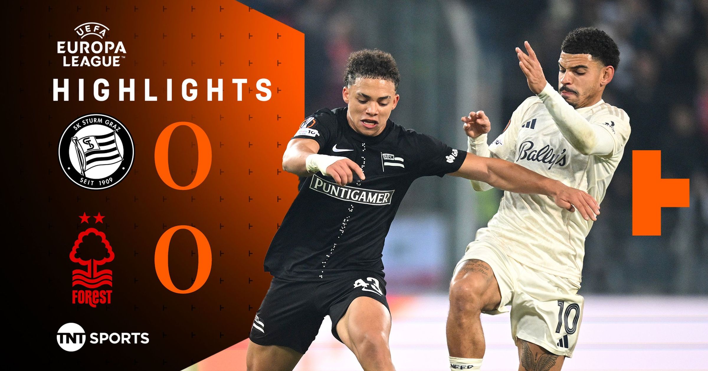 Highlights: Gibbs-White misses penalty as Forest held in Graz