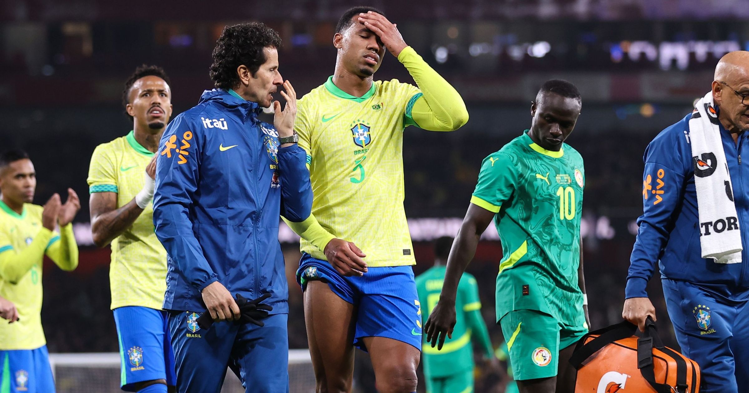 Arsenal hit with Gabriel adductor injury ahead of north London derby