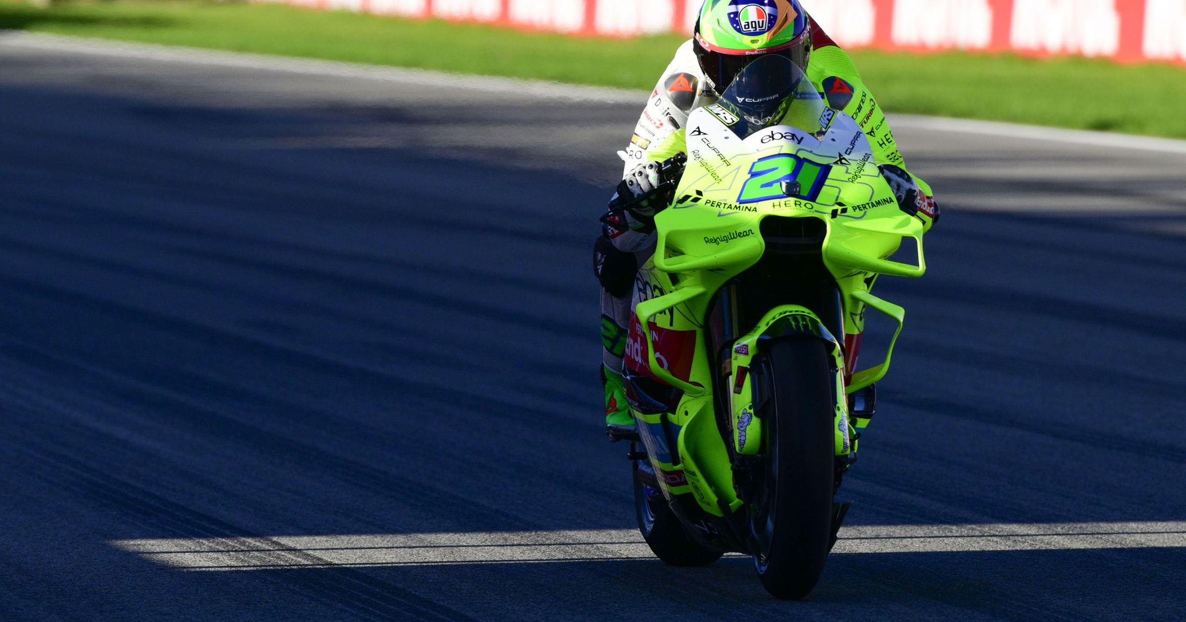 'What's happened here? How strange!' - Morbidelli crashes before the race even starts in Spain