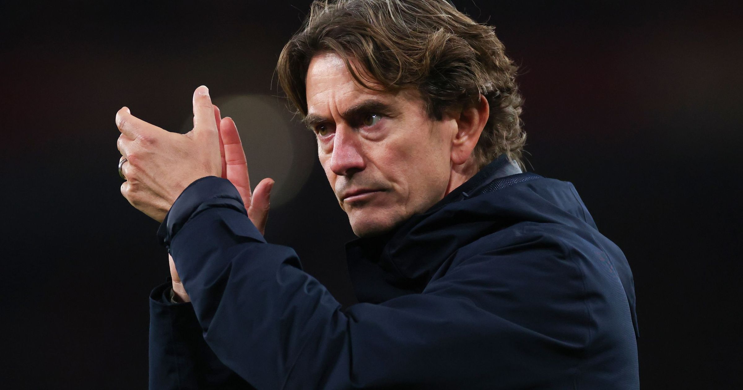 'We can only apologise' - Frank sorry for 'extremely painful' defeat to Arsenal - TNT Sports