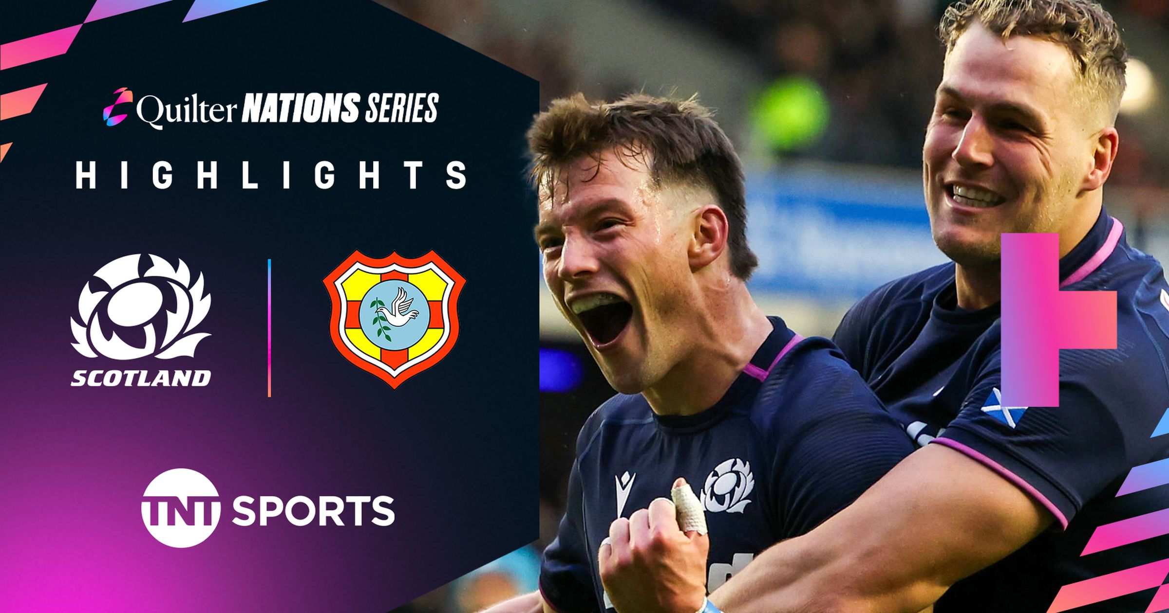 Highlights: Scotland crush Tonga to finish Quilter Nations Series on high