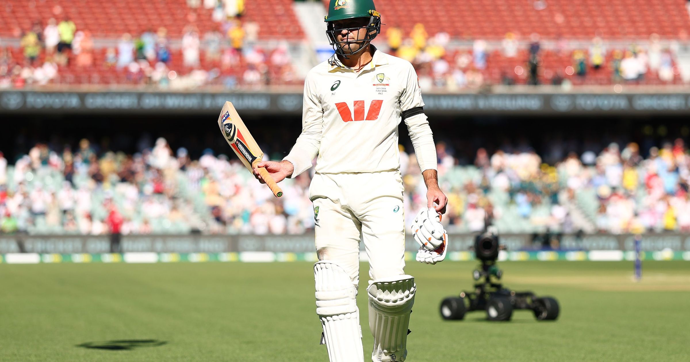 England on top on Day One as Australia close on 326-8 with Carey century steadying ship for hosts