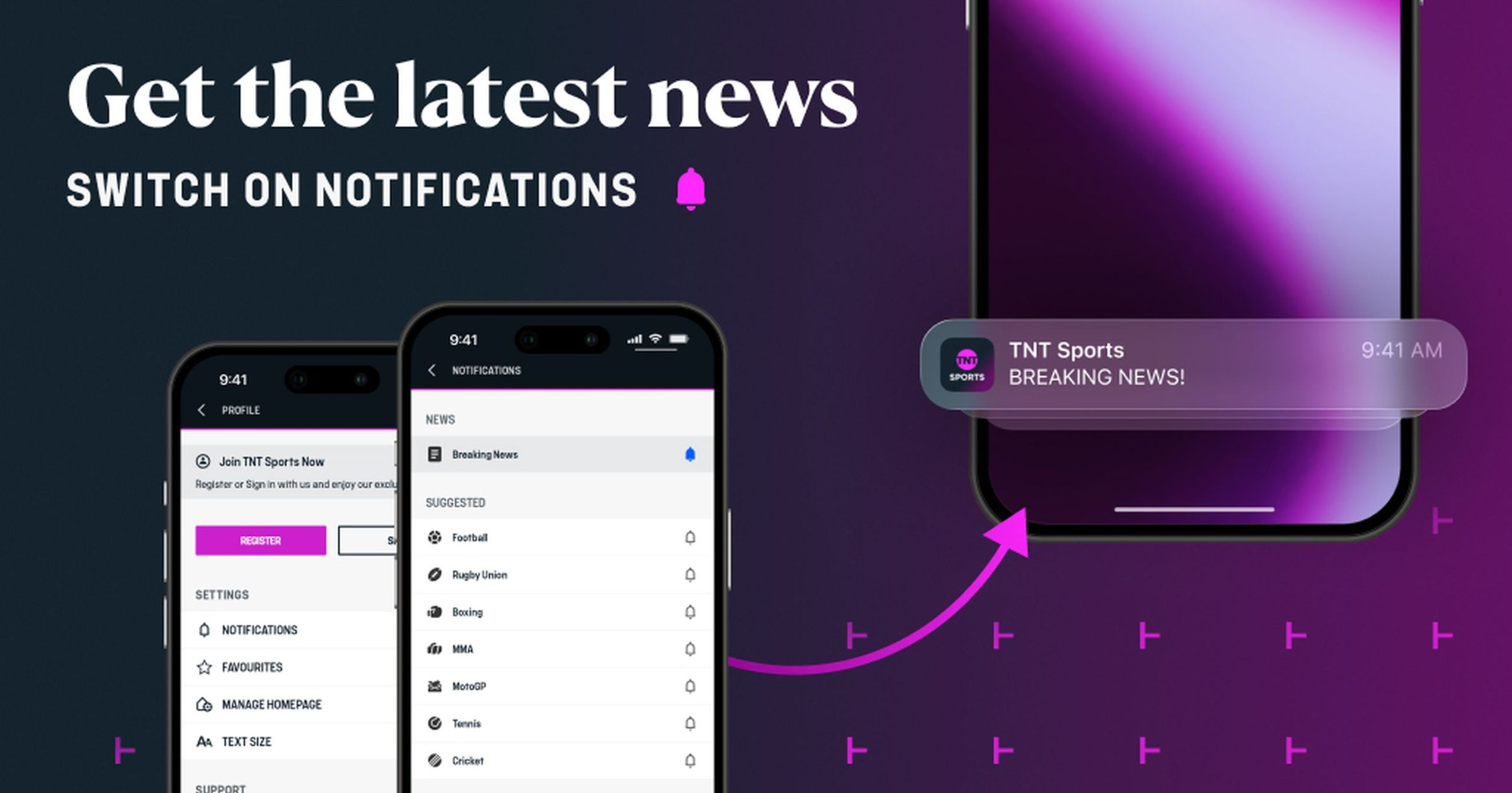 How to set up notifications on the TNT Sports app and get the latest ...