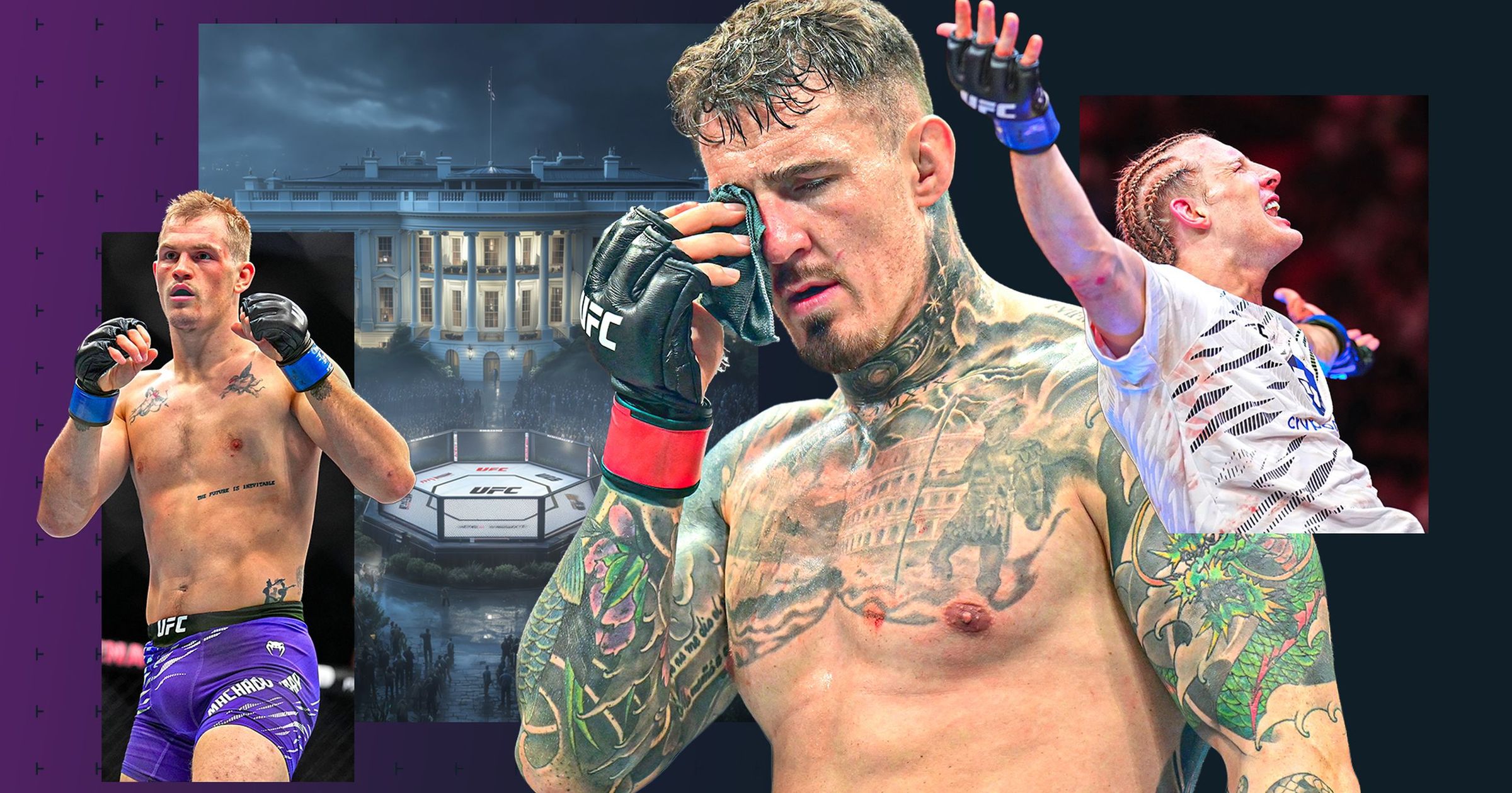 UFC 2026 Storylines - Baddy fighting for title, White House card, Aspinall's eyes