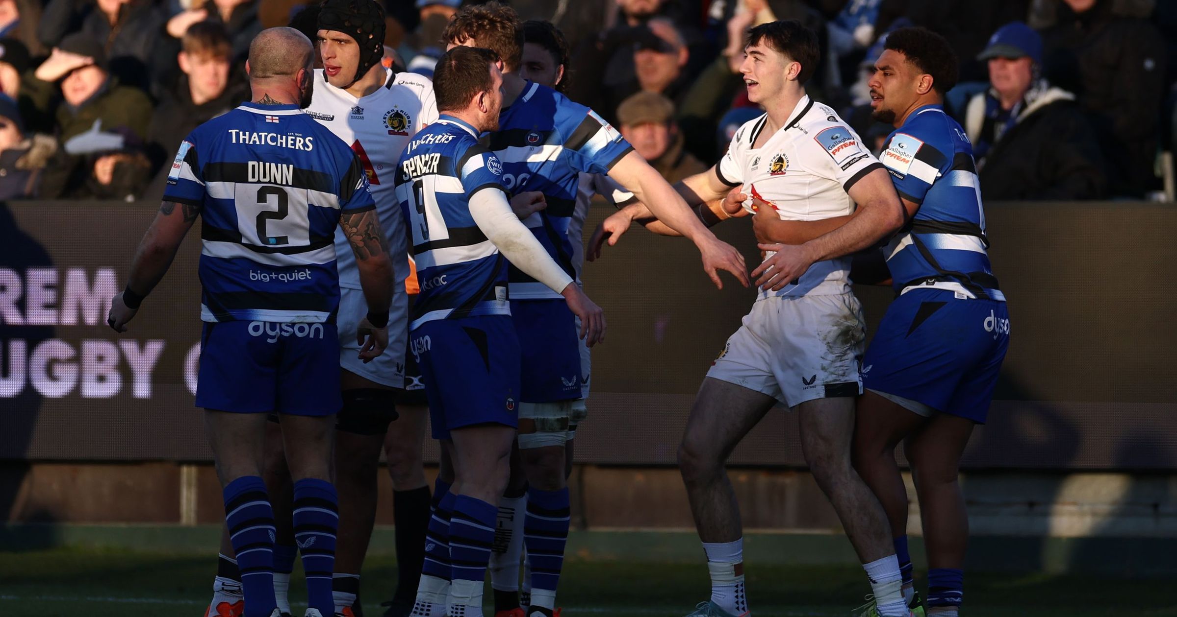 Exeter Chiefs suffer early blow as Campbell Ridl shown 20-minute red ...